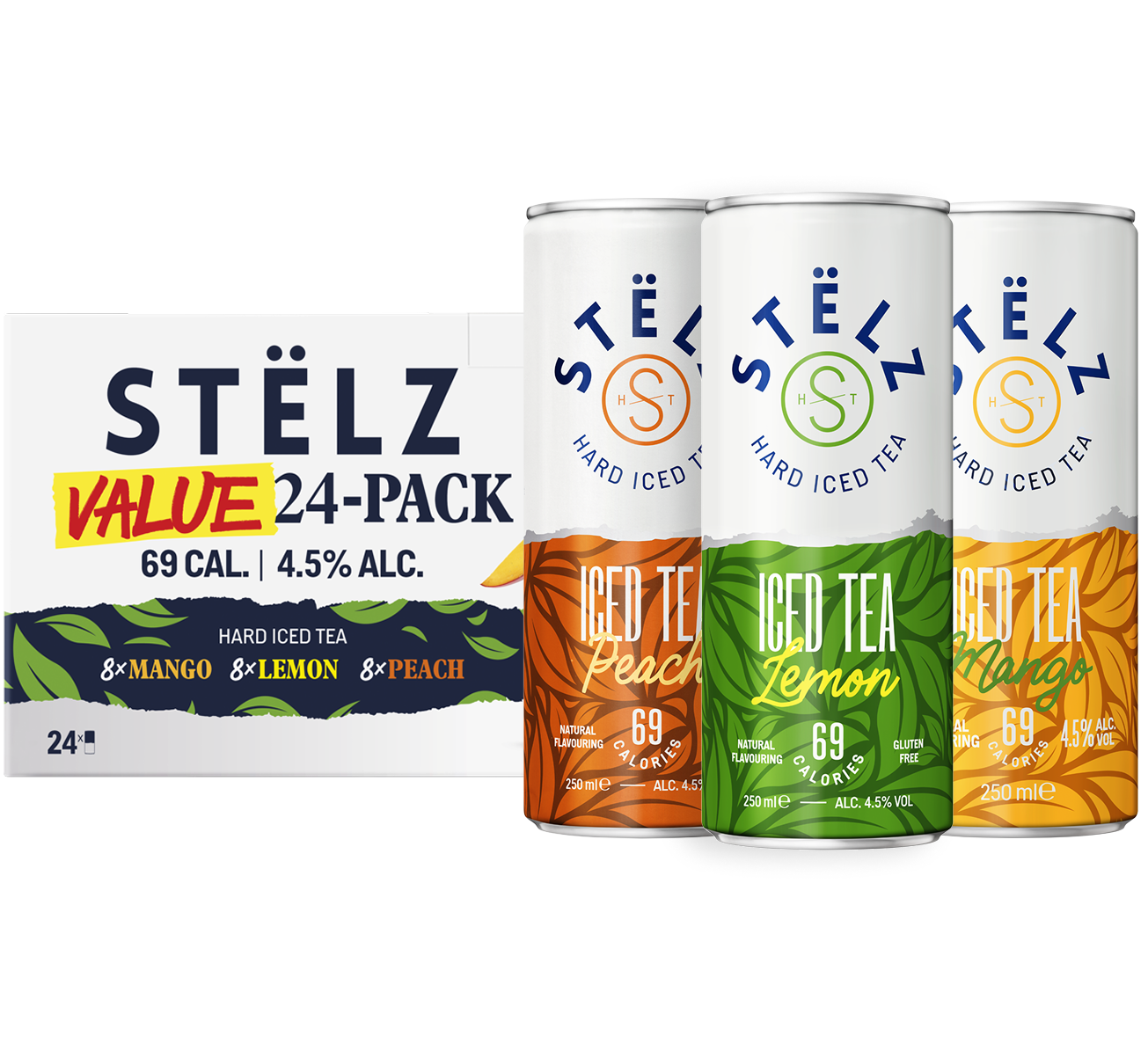 STËLZ 24-Value Pack Iced Tea